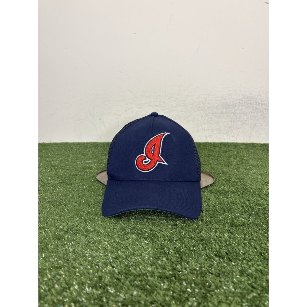 Cleveland Indians hat cap snap back blue Mitchell & Ness Cooperstown mens 5